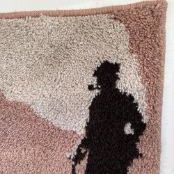 Rya Vgtppe Motiv Af Jger &amp; Jagthunde - 80 x 60 CM