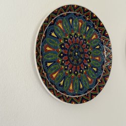 Vgplatte Grsk Vintage Bl &amp; Rd - 18