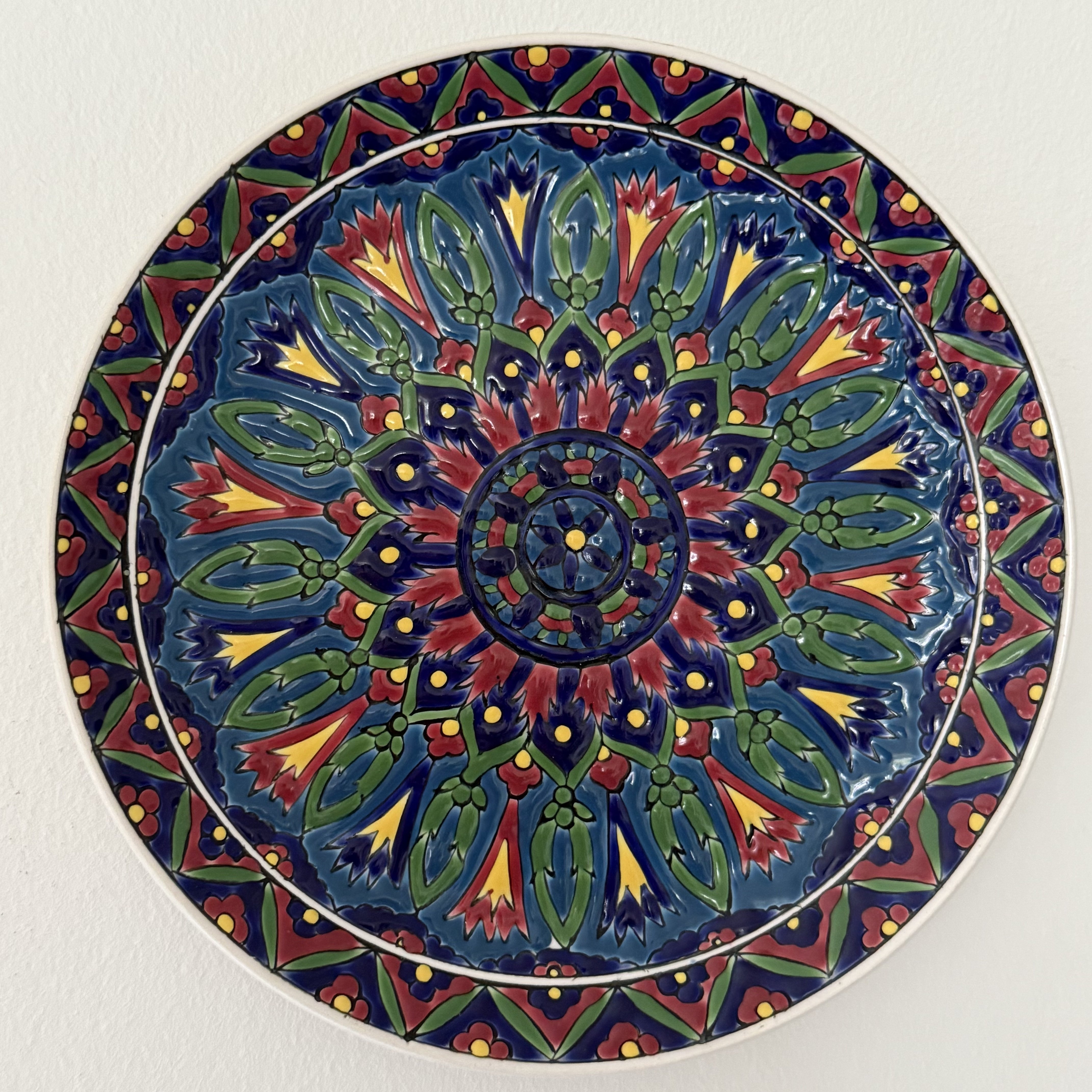 Vgplatte Grsk Vintage Bl &amp; Rd - 18