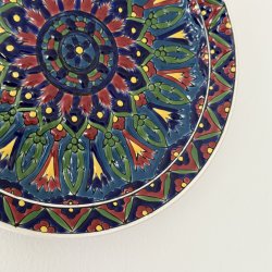 Vgplatte Grsk Vintage Bl &amp; Rd - 18