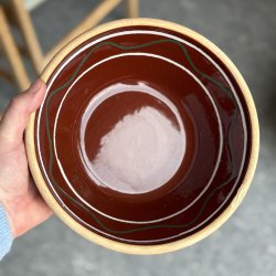 Ler Skl Glaseret brun - 23