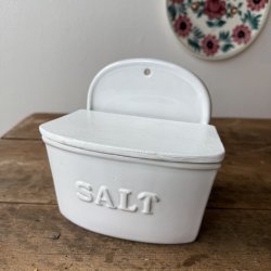 Saltkar Hvidt Med malet Tr Lg