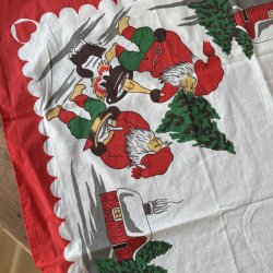 Vintage Jule dug - 78x78 CM