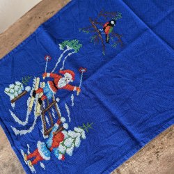 Broderet Jule Lber - 92x43 CM