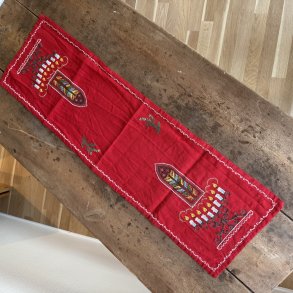 Broderet Jule Falcon Bordlber - 92x27 CM