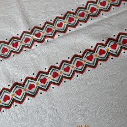 Vintage Jule Dug - 133x133 CM