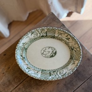 Engelsk Fajance Fad  - 35,5 CM