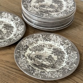 Engelsk Middagstallerken - 24,5 CM