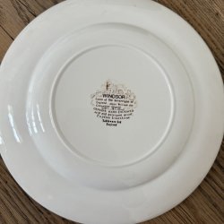 Engelsk Middagstallerken - 24,5 CM