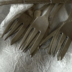 Kage Gafler I Pletslv - 10 stk 