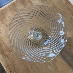 Swirl Glas Opsats - 12 CM