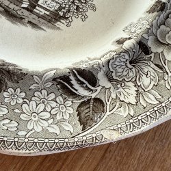 Engelsk Fajance Fad  - 34,5 CM