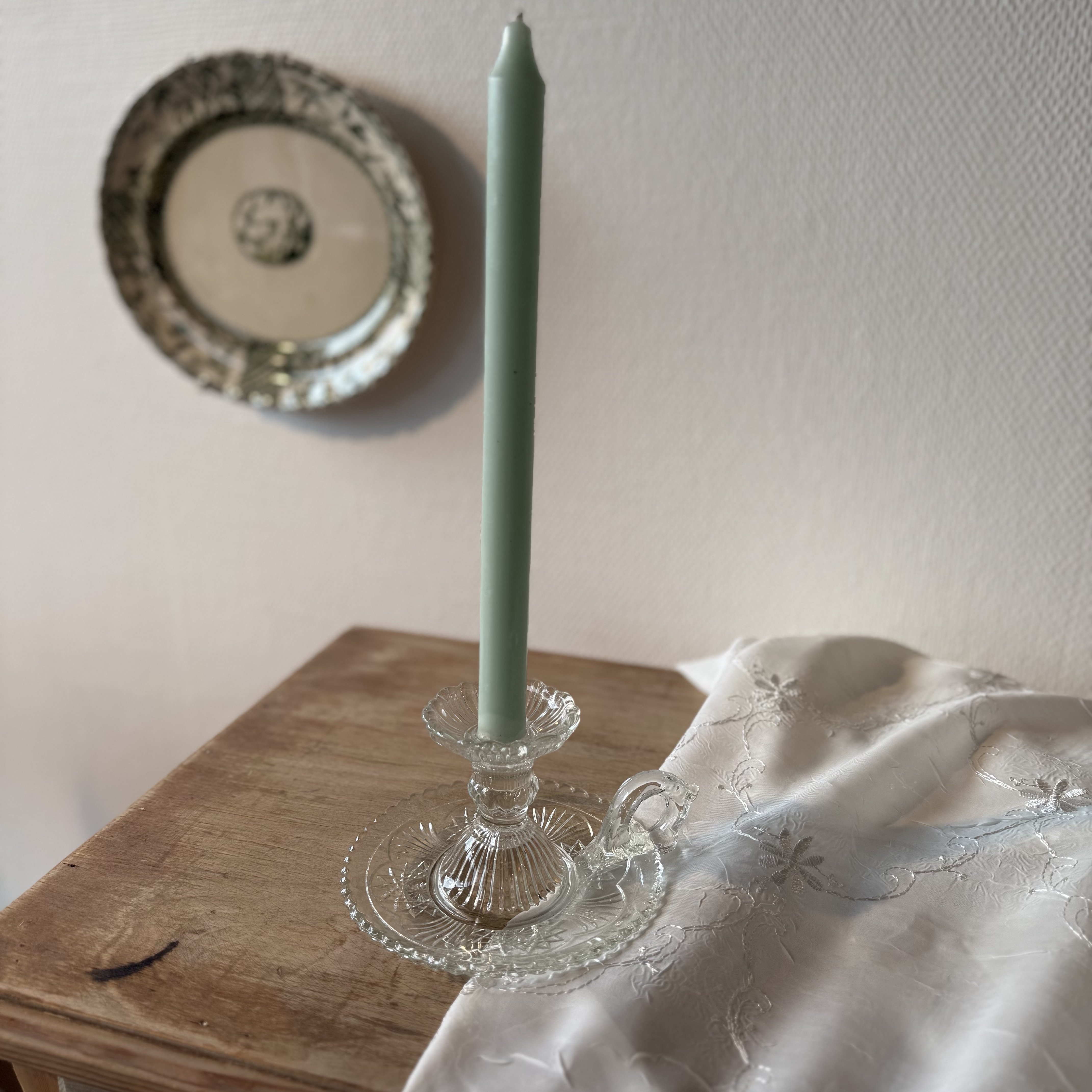 Glas Lysestage 
