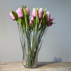 Tulipan Glas Vase - 26 CM