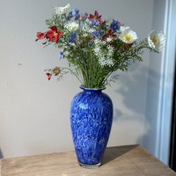 Mundblst Glas Vase - 31 CM