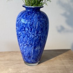 Mundblst Glas Vase - 31 CM