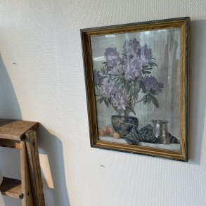 Tryk Lilla Blomst - 35 x 43 CM