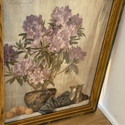 Tryk Lilla Blomst - 35 x 43 CM