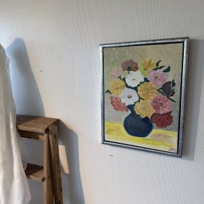 Maleri Blomster - 34 x 44 CM