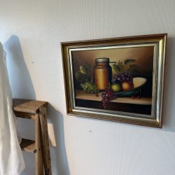 Maleri Med Frugtmotiv - 50,5 x 40,5 CM