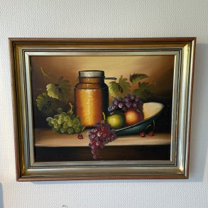 Maleri Med Frugtmotiv - 50,5 x 40,5 CM