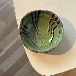 Grn Lerskl - 16 CM i diameter