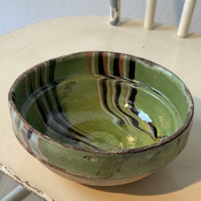 Grn Lerskl - 16 CM i diameter