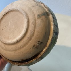 Grn Lerskl - 16 CM i diameter