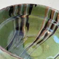 Grn Lerskl - 16 CM i diameter