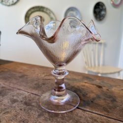 Glas opsats lyserd - 16 CM