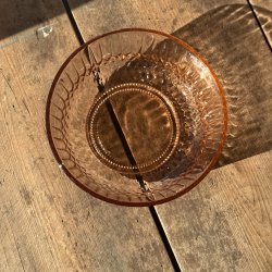 Orange Glas skl - 19 CM