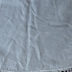 Rund Broderet Dug - 140