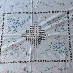 Broderet Dug - 130x170CM