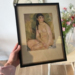Auguste Renoirs Motiv Af Kvinde